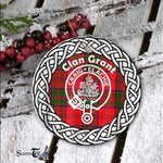 Grant Clan Tartan Crest Badge Plaid Ornament Gift. Christmas Tree Ornament Tartan Ornament Great Christmas Ornaments Gift - Scotstee Shop