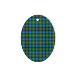Grant Hunting Tartan Oval Ornaments, Christmas Tree Ornament, Plaid Christmas Ornaments, Ceramic Oval Christmas Tree Decoration, Tartan Oval Ornaments, Christmas Tree Ornament, Plaid Christmas Ornaments, Ceramic Oval Christmas Tree Decoration