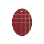 Grant Of Lurg Tartan Oval Ornaments, Christmas Tree Ornament, Plaid Christmas Ornaments, Ceramic Oval Christmas Tree Decoration, Tartan Oval Ornaments, Christmas Tree Ornament, Plaid Christmas Ornaments, Ceramic Oval Christmas Tree Decoration