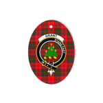 Grant Scottish Clan Plaid Ornament Gift. Christmas Tree Ornament Grant Clan Tartan Ornament,  ceramic ornament, personalized christmas ornaments, christmas tree ornaments, christmas door decorations, Plaid Ornament, Tartan Ceramic Ornament