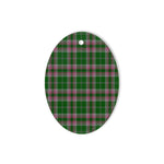 Gray Hunting Tartan Oval Ornaments, Christmas Tree Ornament, Plaid Christmas Ornaments, Ceramic Oval Christmas Tree Decoration, Tartan Oval Ornaments, Christmas Tree Ornament, Plaid Christmas Ornaments, Ceramic Oval Christmas Tree Decoration