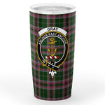 Gray Tartan Tumbler Scottish Gray Plaid Tumbler - Scotstee Shop