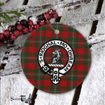 Gregor Scottish Clan Badge Plaid Ornament Gift. Christmas Tree Ornament Gregor Clan Tartan Ornament Great Christmas Ornaments Gift - Scotstee Shop