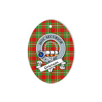 Grierson Scottish Clan Badge Plaid Ornament Gift. Christmas Tree Ornament Grierson Tartan Ornament,  ceramic ornament, personalized christmas ornaments, christmas tree ornaments, christmas door decorations, Plaid Ornament, Tartan Ceramic Ornament
