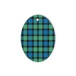 Gunn Ancient Tartan Oval Ornaments, Christmas Tree Ornament, Plaid Christmas Ornaments, Ceramic Oval Christmas Tree Decoration, Tartan Oval Ornaments, Christmas Tree Ornament, Plaid Christmas Ornaments, Ceramic Oval Christmas Tree Decoration