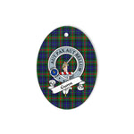 Gunn Scottish Clan Badge Plaid Ornament Gift. Christmas Tree Ornament Gunn Tartan Ornament,  ceramic ornament, personalized christmas ornaments, christmas tree ornaments, christmas door decorations, Plaid Ornament, Tartan Ceramic Ornament