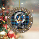 Guthrie Celtic Circle Plaid Ornament Gift. Christmas Tree Ornament Tartan Ornament Great Christmas Ornaments Gift - Scotstee Shop