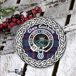 Guthrie Modern Clan Tartan Crest Badge Plaid Ornament Gift. Christmas Tree Ornament Tartan Ornament Great Christmas Ornaments Gift - Scotstee Shop