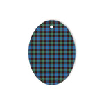 Guthrie Tartan Oval Ornaments, Christmas Tree Ornament, Plaid Christmas Ornaments, Ceramic Oval Christmas Tree Decoration, Tartan Oval Ornaments, Christmas Tree Ornament, Plaid Christmas Ornaments, Ceramic Oval Christmas Tree Decoration