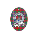 Haig Scottish Clan Badge Plaid Ornament Gift. Christmas Tree Ornament Haig Tartan Ornament,  ceramic ornament, personalized christmas ornaments, christmas tree ornaments, christmas door decorations, Plaid Ornament, Tartan Ceramic Ornament