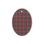 Haig Tartan Oval Ornaments, Christmas Tree Ornament, Plaid Christmas Ornaments, Ceramic Oval Christmas Tree Decoration, Tartan Oval Ornaments, Christmas Tree Ornament, Plaid Christmas Ornaments, Ceramic Oval Christmas Tree Decoration