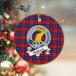 Haldane Scottish Clan Badge Plaid Ornament Gift. Christmas Tree Ornament Haldane Clan Tartan Ornament Great Christmas Ornaments Gift - Scotstee Shop