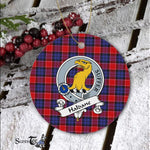 Haldane Scottish Clan Badge Plaid Ornament Gift. Christmas Tree Ornament Haldane Clan Tartan Ornament Great Christmas Ornaments Gift - Scotstee Shop