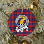 Haldane Scottish Clan Badge Plaid Ornament Gift. Christmas Tree Ornament Haldane Clan Tartan Ornament Great Christmas Ornaments Gift - Scotstee Shop