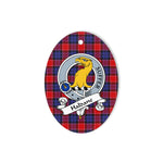 Haldane Scottish Clan Badge Plaid Ornament Gift. Christmas Tree Ornament Haldane Tartan Ornament,  ceramic ornament, personalized christmas ornaments, christmas tree ornaments, christmas door decorations, Plaid Ornament, Tartan Ceramic Ornament