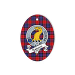 Haldane Scottish Clan Badge Plaid Ornament Gift. Christmas Tree Ornament Haldane Tartan Ornament,  ceramic ornament, personalized christmas ornaments, christmas tree ornaments, christmas door decorations, Plaid Ornament, Tartan Ceramic Ornament
