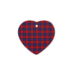 Haldane Tartan Heart Ornaments, Christmas Tree Ornament, Plaid Christmas Ornaments, Ceramic Heart Christmas Tree Decoration, Christmas Ornament, Plaid Ornament, Tartan Ornament, Buffalo Plaid Ornament