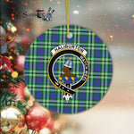 Haliburton Scottish Clan Plaid Ornament Gift. Christmas Tree Ornament Haliburton Clan Tartan Ornament Great Christmas Ornaments Gift - Scotstee Shop