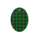 Halkett Tartan Oval Ornaments, Christmas Tree Ornament, Plaid Christmas Ornaments, Ceramic Oval Christmas Tree Decoration, Tartan Oval Ornaments, Christmas Tree Ornament, Plaid Christmas Ornaments, Ceramic Oval Christmas Tree Decoration