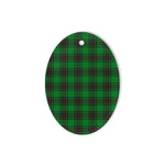 Halkett Tartan Oval Ornaments, Christmas Tree Ornament, Plaid Christmas Ornaments, Ceramic Oval Christmas Tree Decoration, Tartan Oval Ornaments, Christmas Tree Ornament, Plaid Christmas Ornaments, Ceramic Oval Christmas Tree Decoration