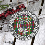 Hall Clan Tartan Crest Badge Plaid Ornament Gift. Christmas Tree Ornament Tartan Ornament Great Christmas Ornaments Gift - Scotstee Shop