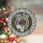 Hall Clan Tartan Crest Badge Plaid Ornament Gift. Christmas Tree Ornament Tartan Ornament Great Christmas Ornaments Gift - Scotstee Shop