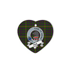 Hall Scottish Clan Badge Plaid Ornament Gift. Christmas Tree Ornament Hall Clan Tartan Ornament Great Christmas Ornaments Gift Heart Ornament