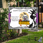 Halloween Decorations Outdoor Halloween Yard Sign Bichon Frise Dog Beware The Bichon Frise Halloween Yard Decorations - Scotstee Shop