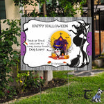 Halloween Decorations Outdoor Halloween Yard Sign Cute Boston Terrier Dog Witch Pumpkin Halloween Dog Lover Halloween Yard Decorations - Scotstee Shop