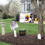 Halloween Decorations Outdoor Halloween Yard Sign Cute Boston Terrier Dog Witch Pumpkin Halloween Dog Lover Halloween Yard Decorations - Scotstee Shop