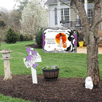 Halloween Decorations Outdoor Halloween Yard Sign Cute Dog Borzoi Jack O Lantern Pumpkin Halloween Yard Decorations - Scotstee Shop