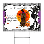 Halloween Decorations Outdoor Halloween Yard Sign Cute Dog Halloween Boykin Spaniel Jack O Lantern Pumpkin Halloween Yard Decorations - Scotstee Shop