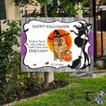 Halloween Decorations Outdoor Halloween Yard Sign Cute Dog Halloween Chow Chow Jack O Lantern Pumpkin Halloween Yard Decorations - Scotstee Shop