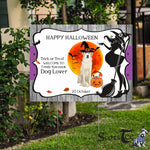 Halloween Decorations Outdoor Halloween Yard Sign Cute Dog Halloween Kuvaszok Jack O Lantern Pumpkin Halloween Yard Decorations - Scotstee Shop