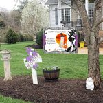 Halloween Decorations Outdoor Halloween Yard Sign Cute Dog Halloween Kuvaszok Jack O Lantern Pumpkin Halloween Yard Decorations - Scotstee Shop