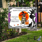 Halloween Decorations Outdoor Halloween Yard Sign Cute Dog Halloween Miniature Schnauzer Jack O Lantern Pumpkin Halloween Yard Decorations - Scotstee Shop