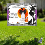 Halloween Decorations Outdoor Halloween Yard Sign Cute Dog Halloween Papillon Jack O Lantern Pumpkin Halloween Yard Decorations - Scotstee Shop