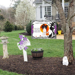 Halloween Decorations Outdoor Halloween Yard Sign Cute Dog Halloween Papillon Jack O Lantern Pumpkin Halloween Yard Decorations - Scotstee Shop