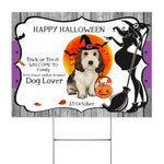 Halloween Decorations Outdoor Halloween Yard Sign Cute Dog Petit Basset Griffon Vendeen Jack O Lantern Halloween Yard Decorations - Scotstee Shop
