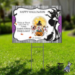 Halloween Decorations Outdoor Halloween Yard Sign Cute English Bulldog Mummy Witch Dog Moon Ghosts Halloween Yard Decorations - Scotstee Shop