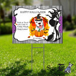 Halloween Decorations Outdoor Halloween Yard Sign Cute Pitbull Halloween Gift For Dog Lovers Halloween Yard Decorations - Scotstee Shop