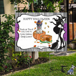 Halloween Decorations Outdoor Halloween Yard Sign Funny Cute Lover Bulldog Funny Gift Halloween Yard Decorations - Scotstee Shop