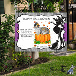 Halloween Decorations Outdoor Halloween Yard Sign Funny Halloween Australian Shepherd Dog Costume Pumpkin Halloween Yard Decorations - Scotstee Shop