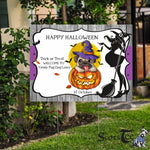 Halloween Decorations Outdoor Halloween Yard Sign Funny Halloween Pug Witch Pumpkin Halloween Gifts Women Pugkin Dog Lover Halloween Yard Decorations - Scotstee Shop