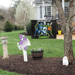 Halloween Decorations Outdoor Halloween Yard Sign Funny Halloween Squad Chillin Zombies Football Trick Treat Halloween Yard Decorations - Scotstee Shop