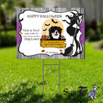 Halloween Decorations Outdoor Halloween Yard Sign The Australian Shepherd Dog Beware Halloween Yard Decorations - Scotstee Shop