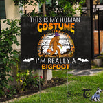 Halloween Decorations Outdoor Halloween Yard Sign This Is My Human Costume I'm Really a Bigfoot Cute Halloween Yard Decorations - Scotstee Shop