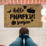 Halloween Doormat Hello Pumpkin Season Door Mat Fall Doormat Fall Leaves Door Mat Fall Autumn Decor Gift Home Doormat Pumpkin Doormat Home Doormat - Scotstee Shop