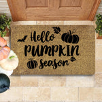 Halloween Doormat Hello Pumpkin Season Door Mat Fall Doormat Fall Leaves Door Mat Fall Autumn Decor Gift Home Doormat Pumpkin Doormat Home Doormat - Scotstee Shop
