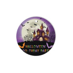 Halloween Ornament Halloween Boo Thday Party Halloween Tree Decorations Halloween Circle Ornament (2 sided) - Scotstee Shop